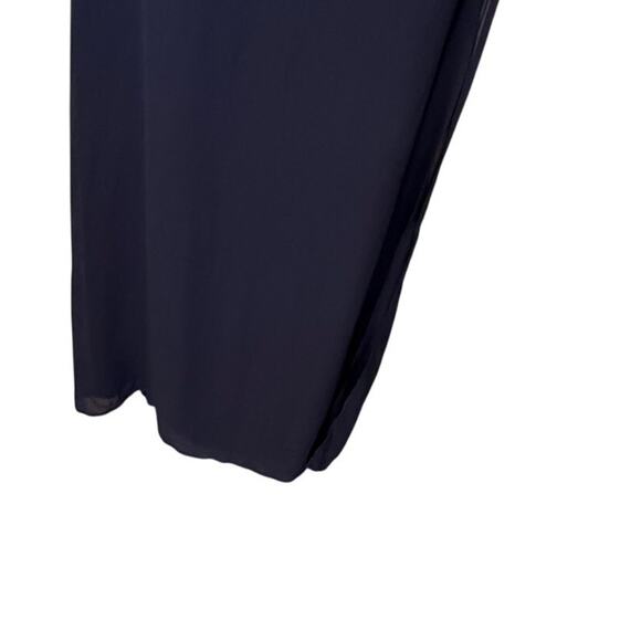 Reformation Igrid Strapless Navy Lined gown Size 4 Maxi - Picture 2 of 15